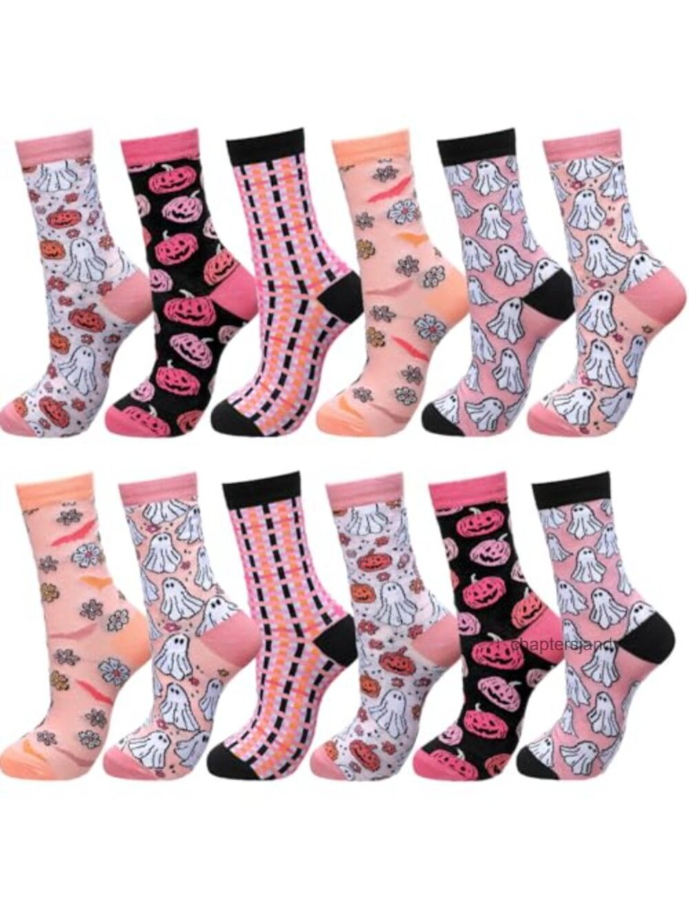 12 Pairs Unisex Animal Socks Funny Novelty Holiday Gift Polyester Cotton Nylon
